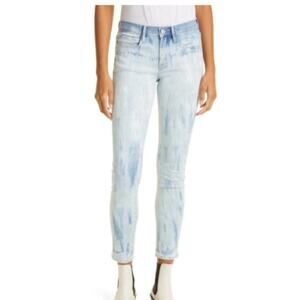 New ~ FRAME ~ Le Skinny De Jeanne Francesca Tie-Dye Jeans Size 25